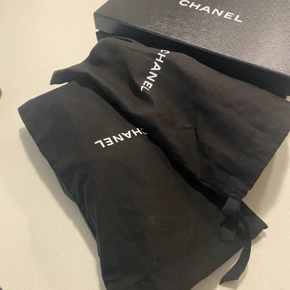 Chanel CC espadrilles lamb skin size 41 - Picture 5 of 6
